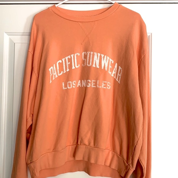 PacSun Tops - PAC SUN Pacific SUNWEAR LOS ANGELES Large Graphic SWEATSHIRT